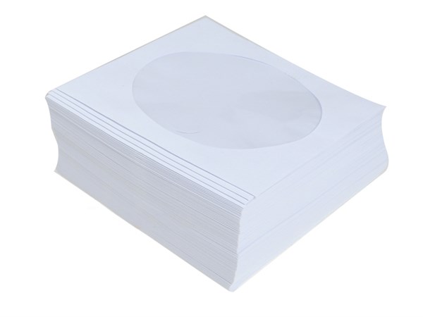 Beyaz CD Zarfı, 80 gram, 100 Adet