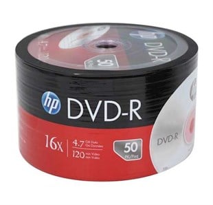 HP, DVD-R 16X, 4,7GB 600 Adet / Koli