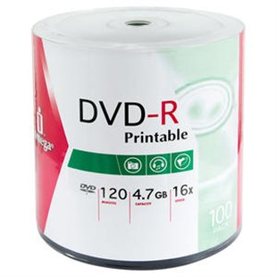 IOMEGA Printable DVD-R, 16X, 4.7GB, 100'lü Paket